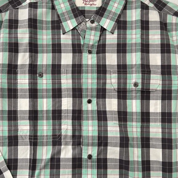 Brand New Original Penguin Button Down Shirt Size L - Picture 3 of 3